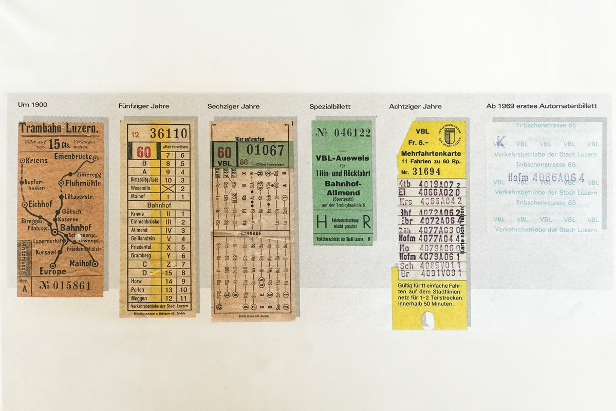 Wandel des Billettes. (VBL Archiv) Wandel des Billettes. (VBL Archiv)